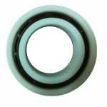 customized plastic bearing 6000 series glass ball bearing with POM ring