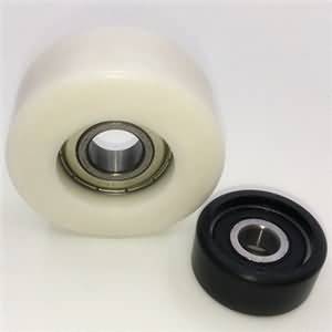 plastic bearing pom material plastic coated 6000 bearing