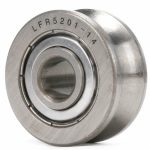 Sliding wheels track roller bearing LFR5201-14 U groove bearing