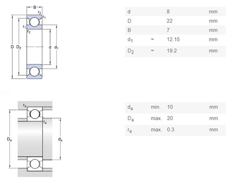 hybrid ceramic bearings 608