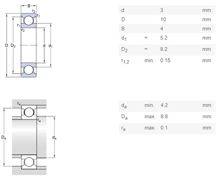 noise free miniature bearings