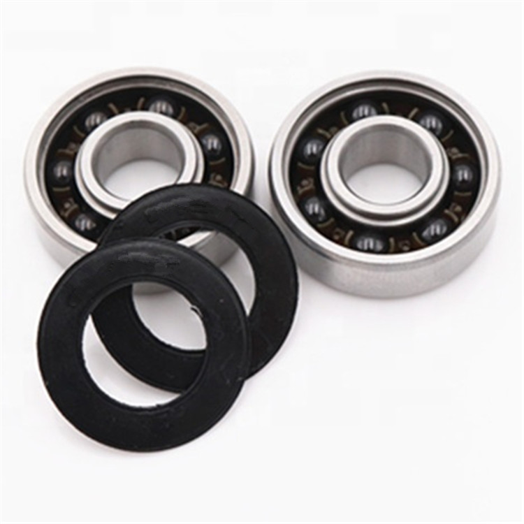 PEEK bearing material cage hybrid ceramic miniature ball bearing