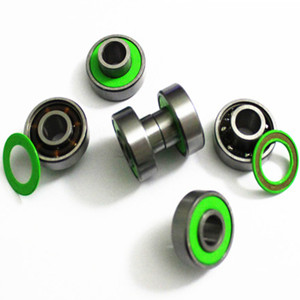 How did the newcomer to foreign trade get the order for roller skate bearings?