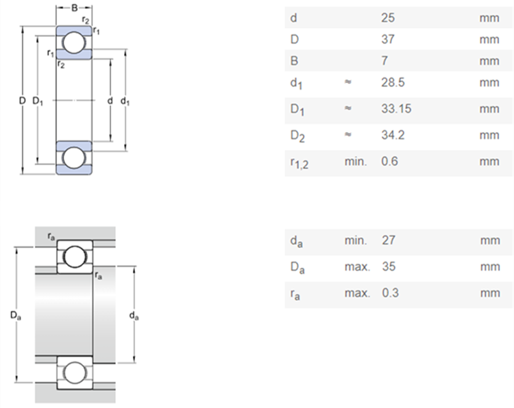 6805rs ceramic bearings