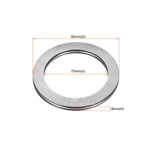 Thrust needle bearing sleeve axk 7095 bearing with 2AS Washers 70x95x4 mm