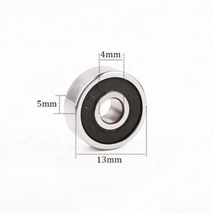 4mm stainless steel ball bearings 624-2RS micro ball transfer 4*13*5mm