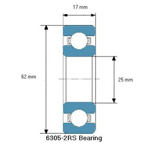 6305 2rs deep groove ball bearing details