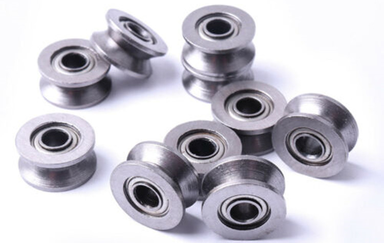 grooved wheels with bearings