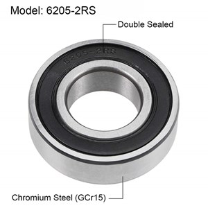 best wheel bearing 6205rs bearing size 25*52*15mm