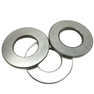Needle bearing washer is aring part of a thrust rolling bearing