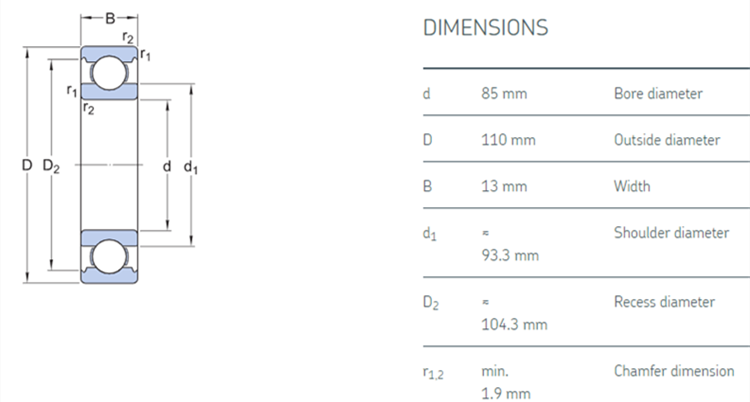 6817 bearing