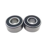 Double row angular contact ball bearing number 3202 bearing with rubber seal