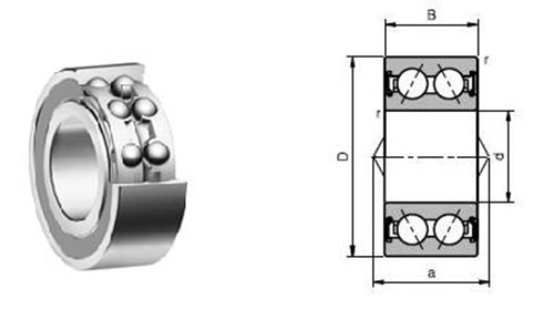 double row deep groove bearing