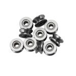 Stainless steel vs groove wheels V624ZZ V groove bearing size 4x13x6mm