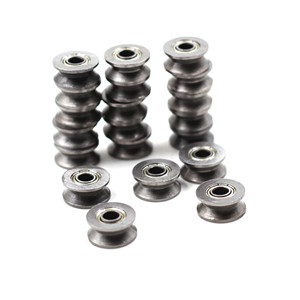 Stainless steel vs groove wheels V624ZZ V groove bearing size 4x13x6mm