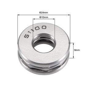 single direction bearing 51100 bearing size 10x24x9 mm thrust ball bearing