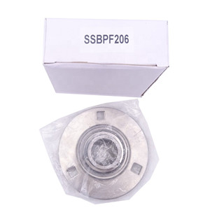 SBPF206 Pressed steel pillow block bearing seat PF206 with SB206ZZ bearing