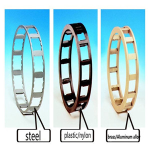 Different Type Roller bearing cage material-brass steel plastic