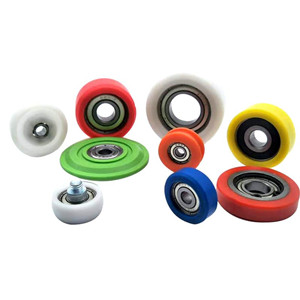 What is pulley wheels with bearings?