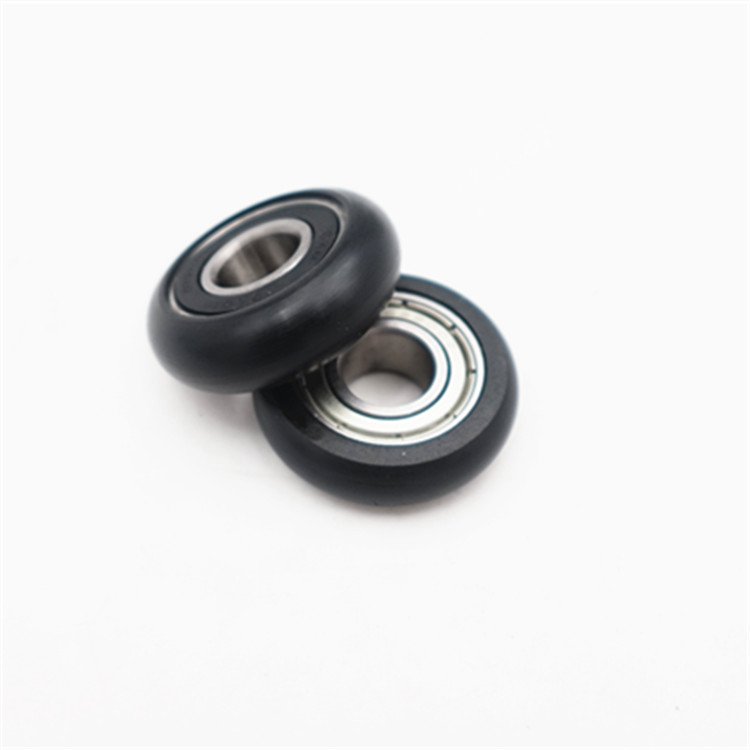 customized black polyurethane coated 63900ZZ 10mm steel ball bearings