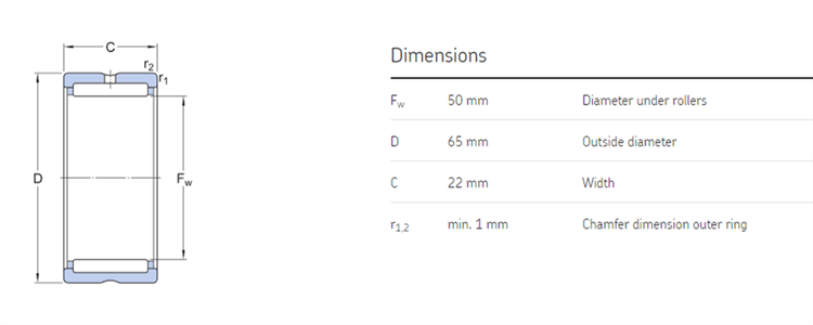 good nks 50 bearing