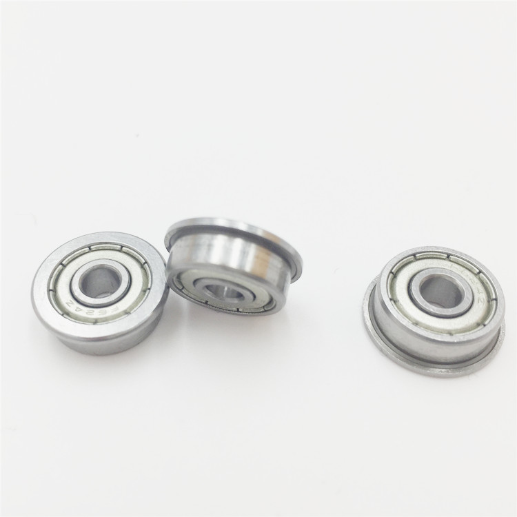 F605ZZ flanged micro ball bearings size 5*14*5mm