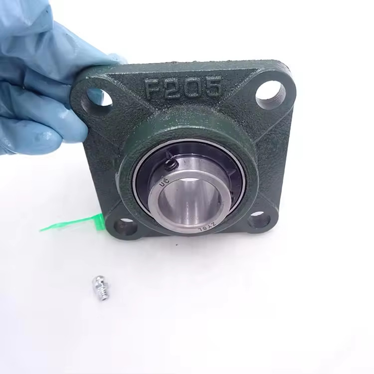 UCF205 four bolt square flanged pillow block bearing