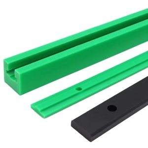 What scenarios are engineering plastic linear guide rails used in?