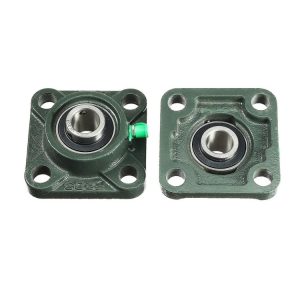 UCF203 UCF Series 17mm 4-Bolt Square Flange Pillow Block Bearing